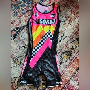 Betty Designs One piece Tri Suit size small EUC